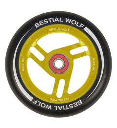 Bestial Wolf Race 100 mm circle black yellow