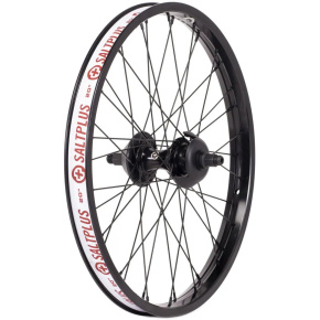 Salt Plus Summit 18" Cassette BMX Rear Wheel (Black|Right hand drive)