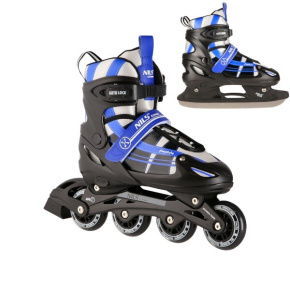 Skates NILS Extreme NH18366A 2in1 black and blue