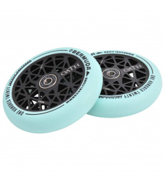 Oath Bermuda wheels 120mm Anodised Black/Teal 2 pcs
