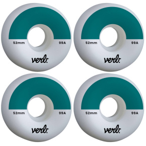 Verb Dip 99A Skate Wheels 4-Pack (52mm|Teal)