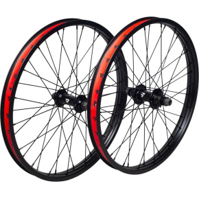 Mafia Pablo Cassette BMX Wheelset (Black|Right hand drive)