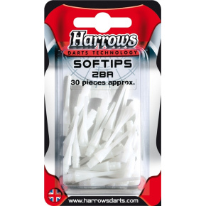 Harrows Harrows Dimple soft 2ba 30pcs blister pack white