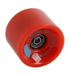 Longboard wheel 1pc - red, ABEC 9, 70 mm