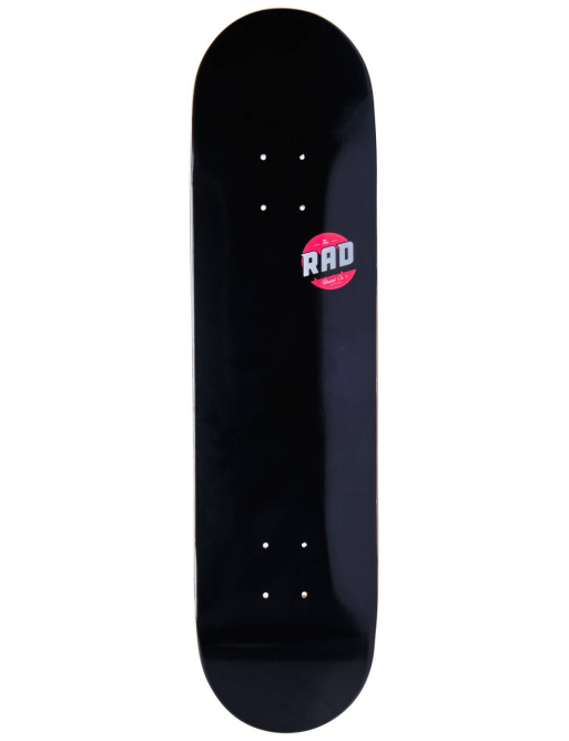RAD Blank Logo Skate Board (8"|Black)