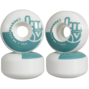 Vol.1 No.1 99A Skate Wheels 4-Pack (53mm|White)